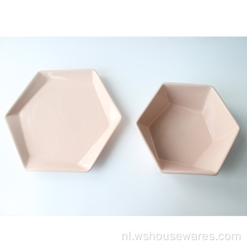 Nordic Dining Servies Schotel Set Huishoudelijke ins Rood